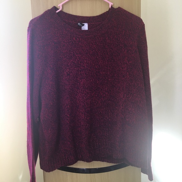 H&M burgundy Sweater - Picture 3 of 6